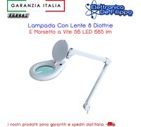 Lampada Da Laboratorio a Pantografo Lente a 8 Diottrie