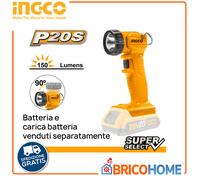 Lampada da lavoro a batteria 20c 150 lumen Nuda INGCO