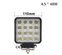 Lampada Da Lavoro A LED 48W 12V 24V Faretto Per Barche Camion Pickup