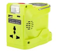 Lampada da lavoro a LED con inverter per batteria agli ioni di litio da 200 W, power bank USB B