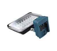 Lampada da lavoro a LED da 12,7 cm per caricabatterie compatibile Bosch, luce da lavoro con ricarica USB con 48 LED, torcia elettrica portatile ricaricabile, in ABS (B)