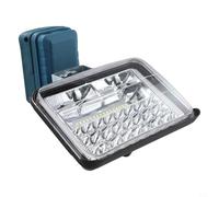 Lampada da lavoro a LED da 12,7 cm per caricabatterie compatibile Bosch, luce da lavoro con ricarica USB con 48 LED, torcia elettrica portatile ricaricabile, ABS (A)