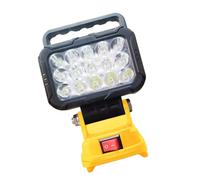 Lampada Da Lavoro a LED Senza Fili Da 18 V Con Porte USB Torcia Ricaricabile Per Campeggio All'aperto Emergenze Strumento Illuminazione Per Esterni