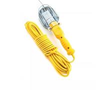 LAMPADA DA LAVORO ELETTRICA 220V PER OFFICINA CON 12 LED GANCIO E CAVO DA 10 MT