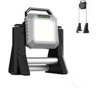 Lampada Da Lavoro Faro Portatile Ricaricabile Con Asta Telescopica 276 led 3.7V