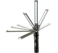 Lampada da lavoro LED regolabile a batteria torcia magnetica rotante alluminio onforme]