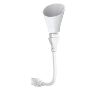 Lampada da Lavoro LED USB con Collo Flessibile con Braccio Regolabile a 360 Gradi modalità Luce Calda/Fredda per Studio Lampada da scrivania Pieghevole per accompagnamento del Sonno Lettura a Collo