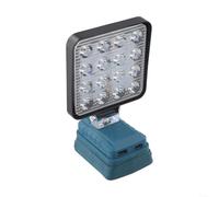 Lampada da lavoro multidirezionale da 10,2 cm, con ricarica USB, per batterie agli ioni di litio Bosch (B)