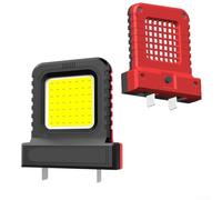 Lampada da lavoro portatile a LED da 14 W, lanterna compatta alimentata a batteria per utensili elettrici da 20 V/21 V, con presa regolabile, mini lampada di ispezione per cantiere e utensili