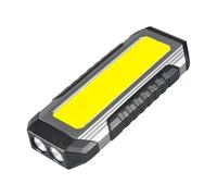 Lampada da lavoro ricaricabile, 2 x 2000 mAh, lampada da lavoro e riparazione, magnetica compatta, per casa, campeggio, , viaggi, ciclismo, passeggiate notturne, corsa