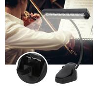 Lampada da Leggio con Clip e Lampada da Scrivania a LED Ricaricabile con Collo Regolabile per Uso Professionale su Leggii, Pianoforti, Scrivanie