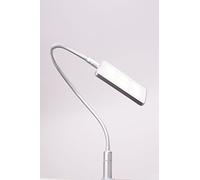 Lampada da letto a LED da 4W Lampada da lettura Lampada flessibile Lampada da comodino Lampada da letto Lampada da lettura, selezione: SET da 1 pezzo, grigio argento