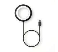 Lampada da Lettura Bily Nera, Nomade e Compatta, LED con 3 Livelli di Luminosità, Funziona senza Batterie né Pile, Ideale per Lettura, Lavoro a Maglia, Viaggio