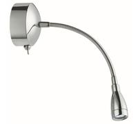 Lampada Da Lettura LED Da Parete In Cromo Con Interruttore [EEK: F]
