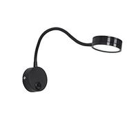 Lampada Da Lettura Per Letto, Apparecchio Di Illuminazione Da Parete A Collo D'oca Regolabile, Applique Da Parete Cablata Sul Comodino Della Camera Da Letto Con Interruttore, Applique Da Parete Per So