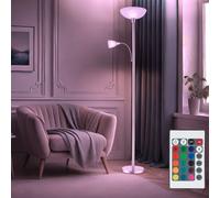 Lampada da Lettura Piantana Deckenfluter Dimmerabile LED Lato RGB Telecomando