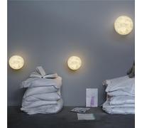 Lampada da Muro A.MOON 1 Ø 25 in nebulite Nebulite Bianco bianco