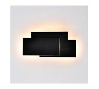 Lampada da muro Led 12W Wall Light rettangolare colore nero V-TAC VT-712 4000K