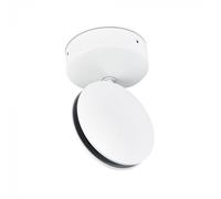 Applique Lampada LED da Muro o Soffitto 7W 3000K Carcassa Bianca Fascio Stretto