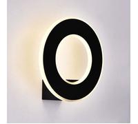Lampada da muro Led 9W Wall Light circolare colore nero V-TAC VT-710 4000K [EEK: Valore non applicabile]
