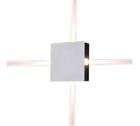 Lampada da muro Led bianca 4W Wall Light IP65 forma quadrata V-TAC VT-704 4000K [EEK: Valore non applicabile]