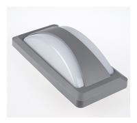 Lampada da muro Led SMD 12W Wall Light IP65 colore grigio V-TAC VT-8058 3000K [EEK: Valore non applicabile]