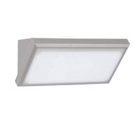 Applique Lampada Led Da Parete Angolare 12W Colore Grigio 3000K IP65 Luce Indire