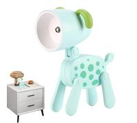 Lampada da notte a forma di animale, piccola lampada da tavolo con supporto per telefono, graziosa lampada pieghevole per proteggere gli occhi, lampada da notte per soggiorno, comodino, cameretta dei