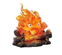 Lampada da notte a forma di calcifero da tavolo, graziosa lampada da notte a forma di fiamma, piccola lampada adorabile con luce per la tua stanza, luci a fiamma tremolante, per campeggio, decorazione