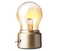 Lampada da notte a lampadina, luce notturna a LED,Lampada notturna ricaricabile tramite USB - Lampadina nostalgica adatta agli occhi per la cameretta dei bambini, il bar, il soggiorno, la camera da ,