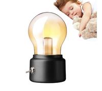 Lampada da notte a lampadina, luce notturna a LED,Lampadina LED ricaricabile - Lampadina nostalgica adatta agli occhi per la cameretta dei bambini, il bar, il soggiorno, la camera da , la sala studio