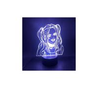 Lampada da notte a LED con illusione 3D Harley Quinn Super Cattiva