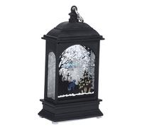 Lampada da notte a LED con lanterna a forma di castello di zucca vintage di Halloween, decorazione da appendere per feste (castello)