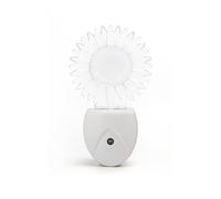 Lampada da notte a Led Sun da presa 0,5W RGB con sensore Aigostar