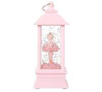 Lampada da notte per ballerina di danza classica - Lampada da balletto creativa da sogno per cartoni animati, lmpada da notte con di neve con sabbia che scorre, stile casuale, batteria portati