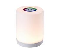 Lampada da notte per bambini, cilindrica, luce calda, LED, 0,8 W RGB, USB-C, dim