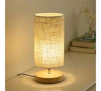 Lampada da Notte per Camera da Letto E27, Moderna, retrò, Creativa, scrivania, Tavolo, Comodino a LED, Lampadina E27, Manico in Tessuto, scrivania dal Design Classico Vin