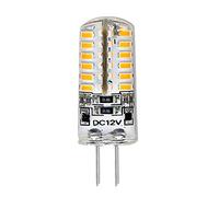 Lampada da Notte per Camera da Letto Lampadina LED G4-4W - 12V DC 48 x 3014 SMD - Bianco Caldo 2800-3200K - Sostituisce alogena da 35W - 1 pz