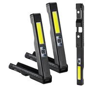 Lampada da officina a LED con batteria USB ricaricabile gancio magnetico e