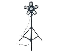 Lampada da officina a LED RIGEL a 5 alette pieghevole, 55W + treppiede - ON-NL-6