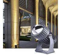 Lampada da Paesaggio a LED, faretti a LED per Esterni - faretto a Fascio Stretto Regolabile e Impermeabile, Illuminazione a LED a Lunga Distanza IP65 per colonne Romane, pareti Esterne di Ho