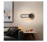 Lampada da parete 12W LED Girevoli Lampade da parete per interni Camera da letto Lampada da lettura sul comodino Applique da parete in acrilico Faretti da parete in arte del ferro Soggiorno Corridoio