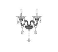 LAMPADA DA PARETE 2 LUCI COLOSSAL AP2 GRIGIO