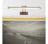 Lampada da Parete 35 cm per Quadri Applique a LED 7W Illuminazione per Interni - Bronzeo