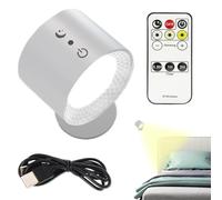 Lampada da parete a batteria, lampada da parete magnetica con telecomando | applique ricaricabili, per illuminazione da parete, 3 temperature di colore variabili, per la casa e la camera da