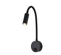 Lampada da parete a collo di cigno LED 3W bianco caldo AC85-265V cablaggio tipo A