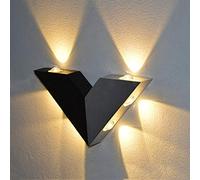 Lampada Da Parete A LED A Forma Di V, Applique Creativa In Alluminio, Luce Su E Giù, Soggiorno, Corridoio, Bar, Applique, 6 Luci, Festa, Camera Da Letto, Decorazione Della Stanza