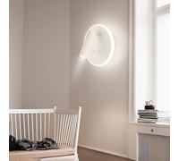 Lampada da parete a LED, applique da parete con faretto, luce di lettura da comodino, apparecchi di illuminazione a parete a LED da 10 W con doppio interruttore,lampada un aspetto elegante