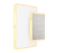 Lampada da parete a LED argento piccola lampada faretto orientabile quadrato bianco 20 cm