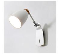 Lampada da Parete a LED da 5 W Lampada da Parete orientabile su, Giù, Sinistra e Destra Apparecchio di Illuminazione Contemporaneo per Interni Lampada da Lettura nordica per Illuminazione della Sala
